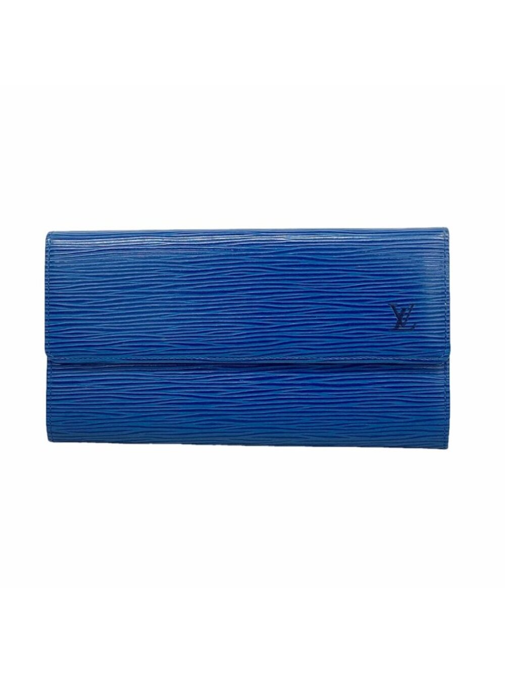Louis Vuitton Wallet Epi Pochette Porte Monnaie Credit Toledo Blue